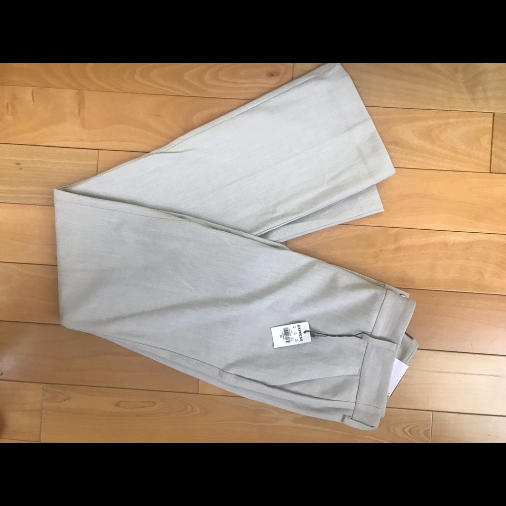 Express Mid Rise Barely Boot Columnist Pants - Picture 4 of 8